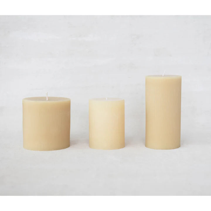 Unscented Pleated Pillar Candle
4" x 4"